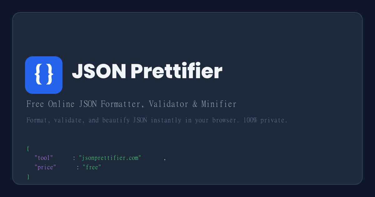 About | JSON Prettifier